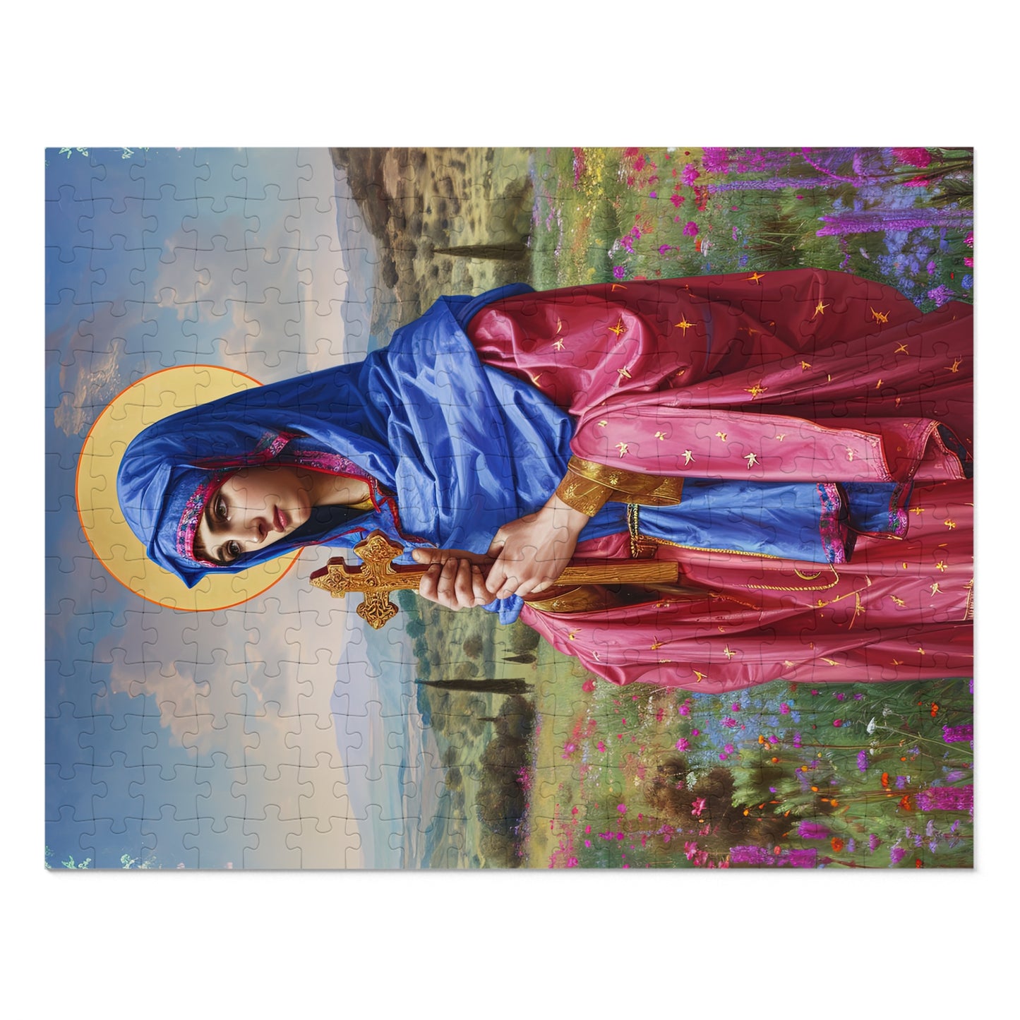 Saint Anysia of Salonika - Puzzle and Keepsake Tin - Religious Jigsaw Puzzle (30, 110, 252, 500,1000-Piece) - Religious Puzzle