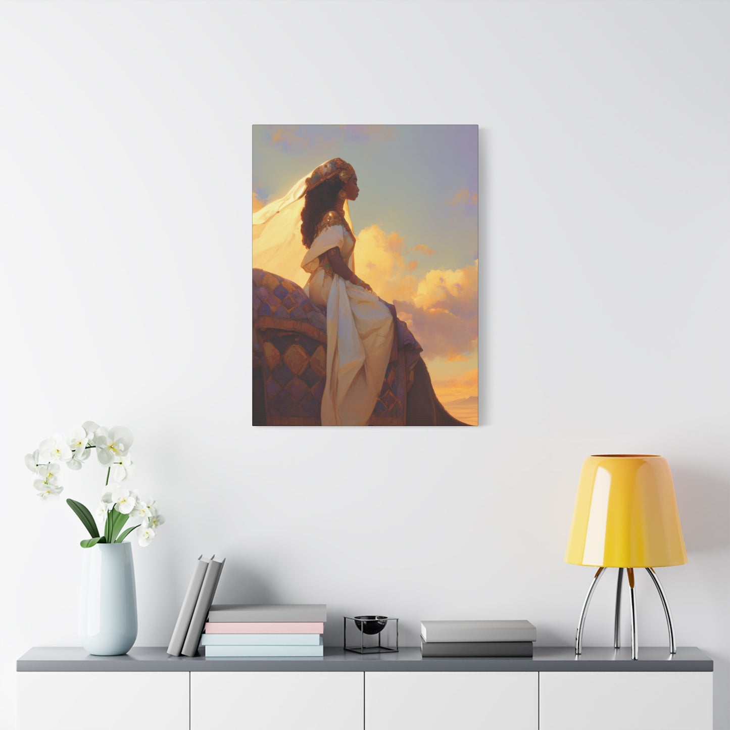 Queen of Sheba - Gallery Wrapped Canvas - Print - Religious Art for your Home - Catholic Art