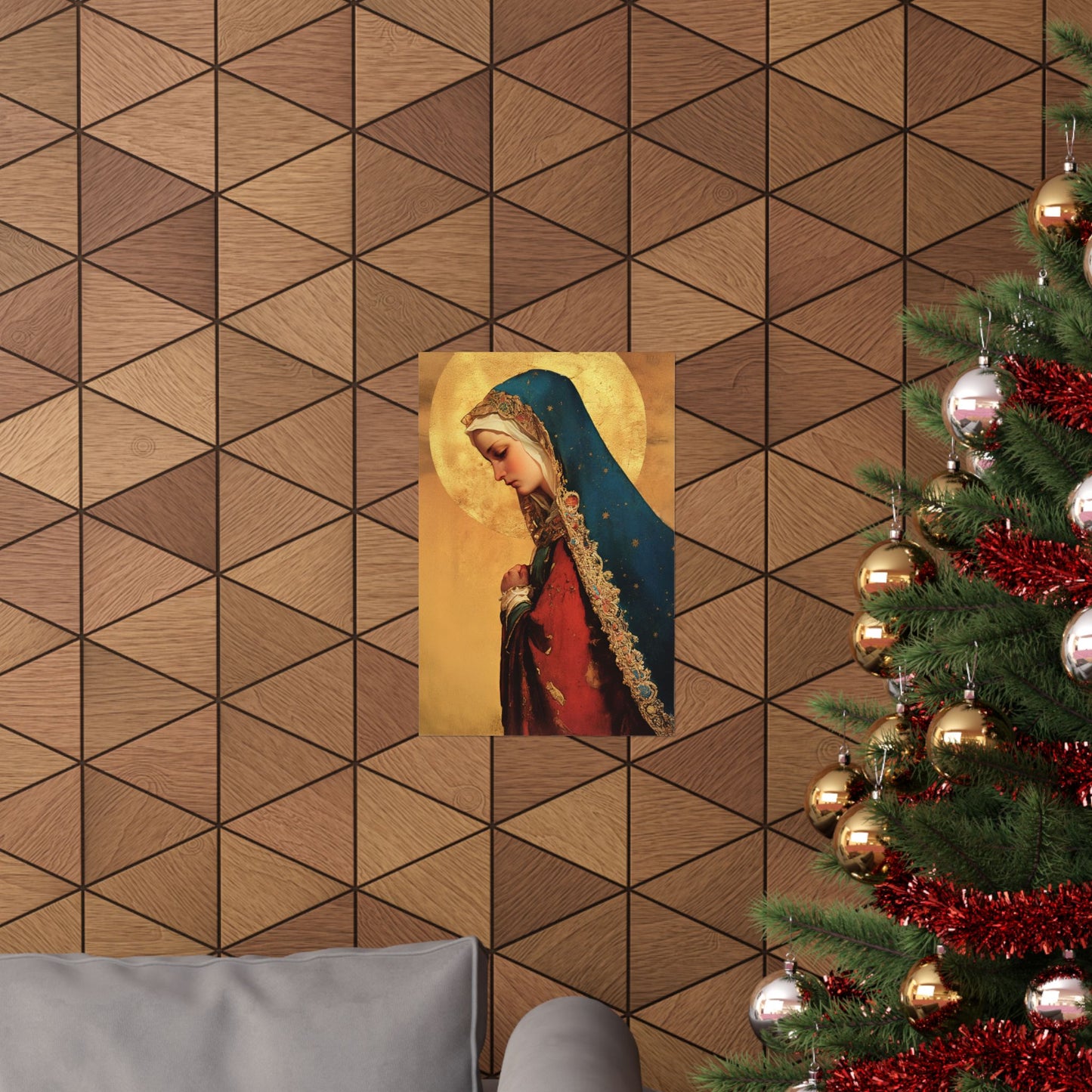 Our Lady of Mercy / Our Lady of Ransom -  Catholic Art - Multiple Sizes - Premium Posters - Catholic Art - Christian Home - Mother Mary