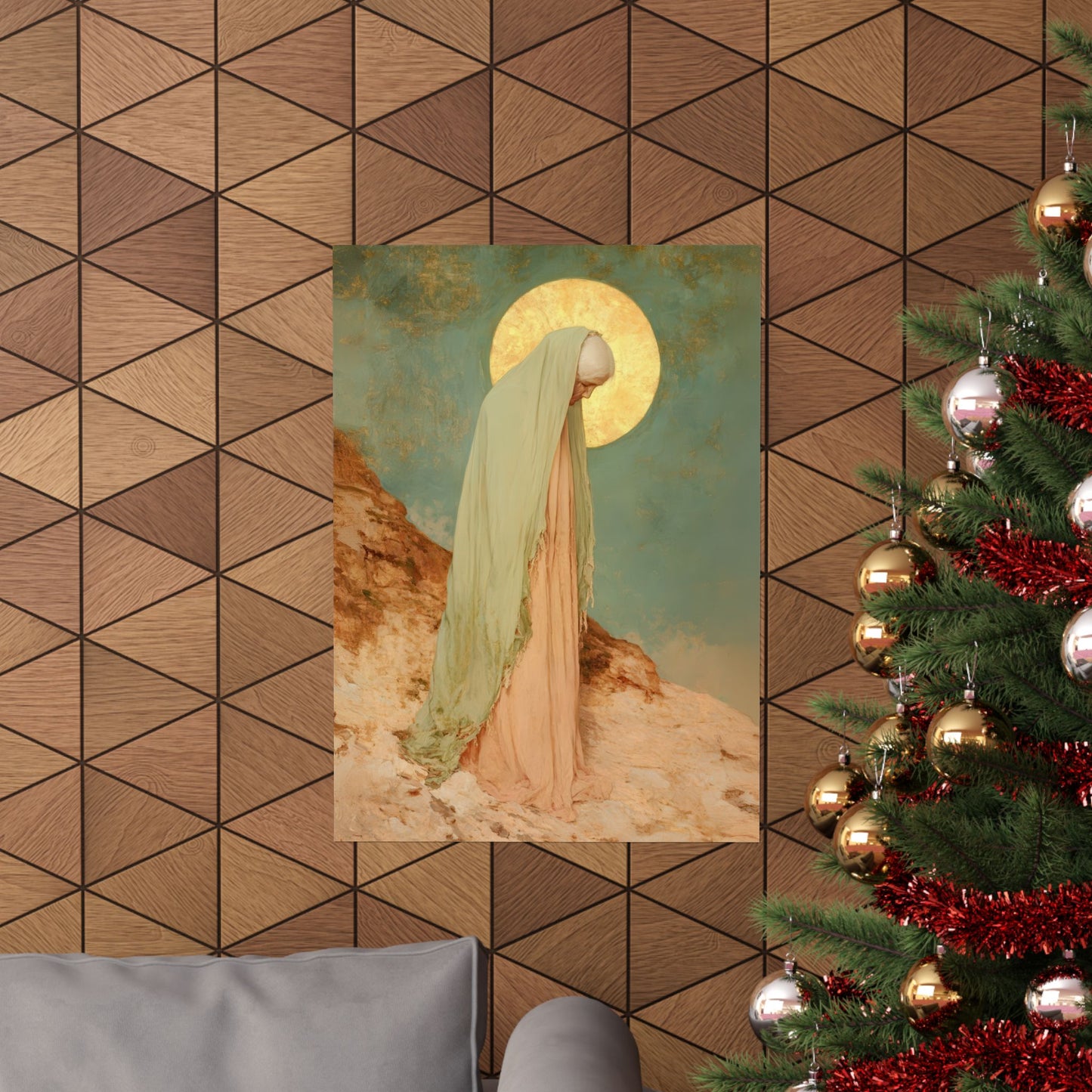 Saint Melania the Elder - Desert Mother - Sanctified Souls Print - Multiple Sizes - Premium Matte Vertical Posters
