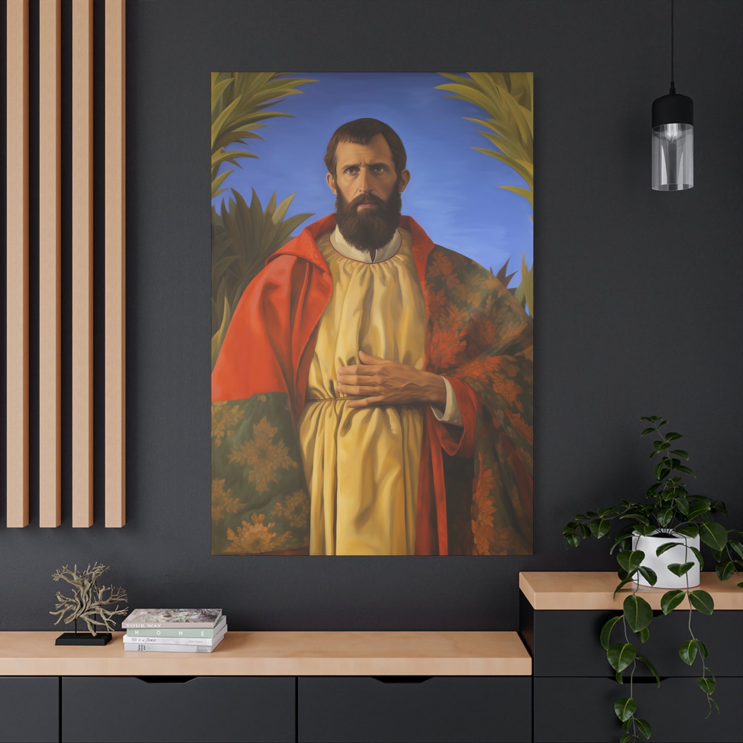 Saint Thomas the Apostle - Museum Wrapped Canvas - Sanctified Souls Print - Religious Art for your Home