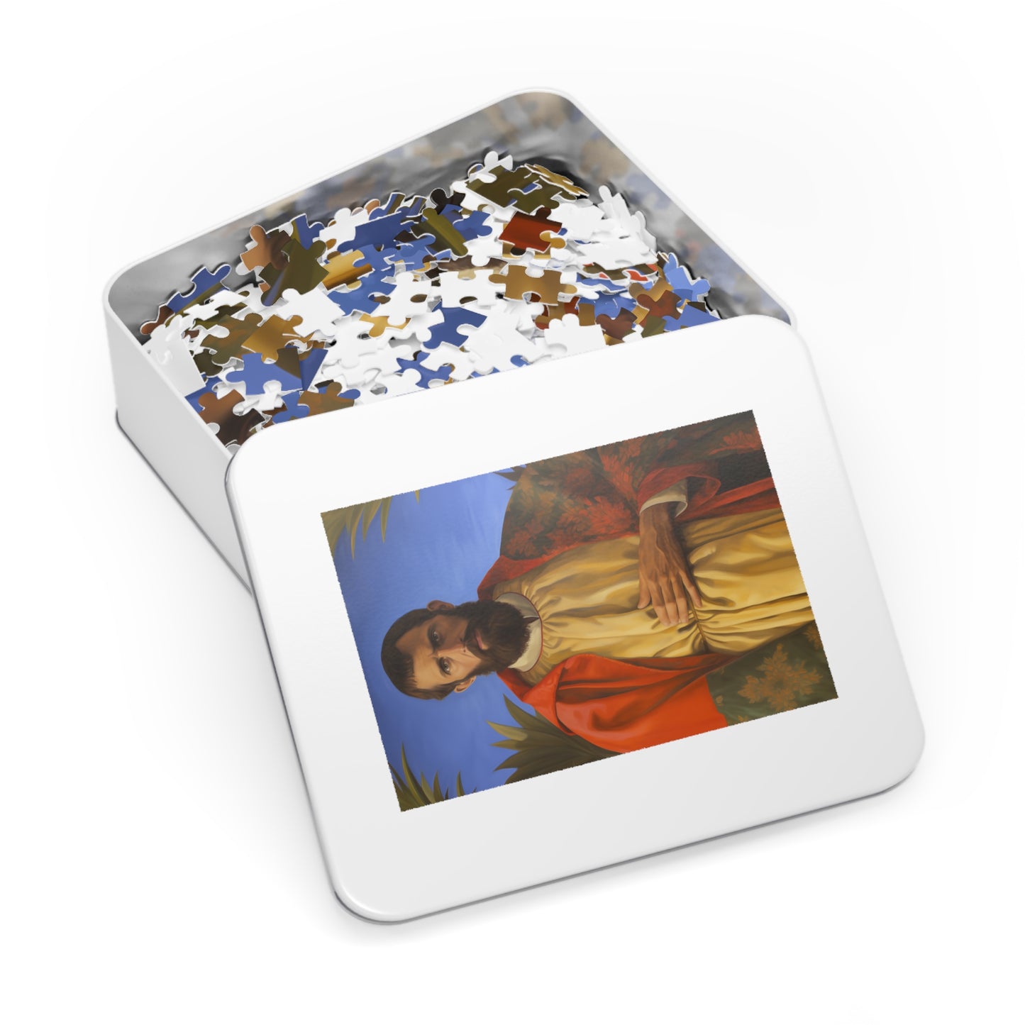 Saint Thomas the Apostle - Puzzle and Keepsake Tin - Jigsaw Puzzle (30, 110, 252, 500,1000-Piece) - Religious Puzzle