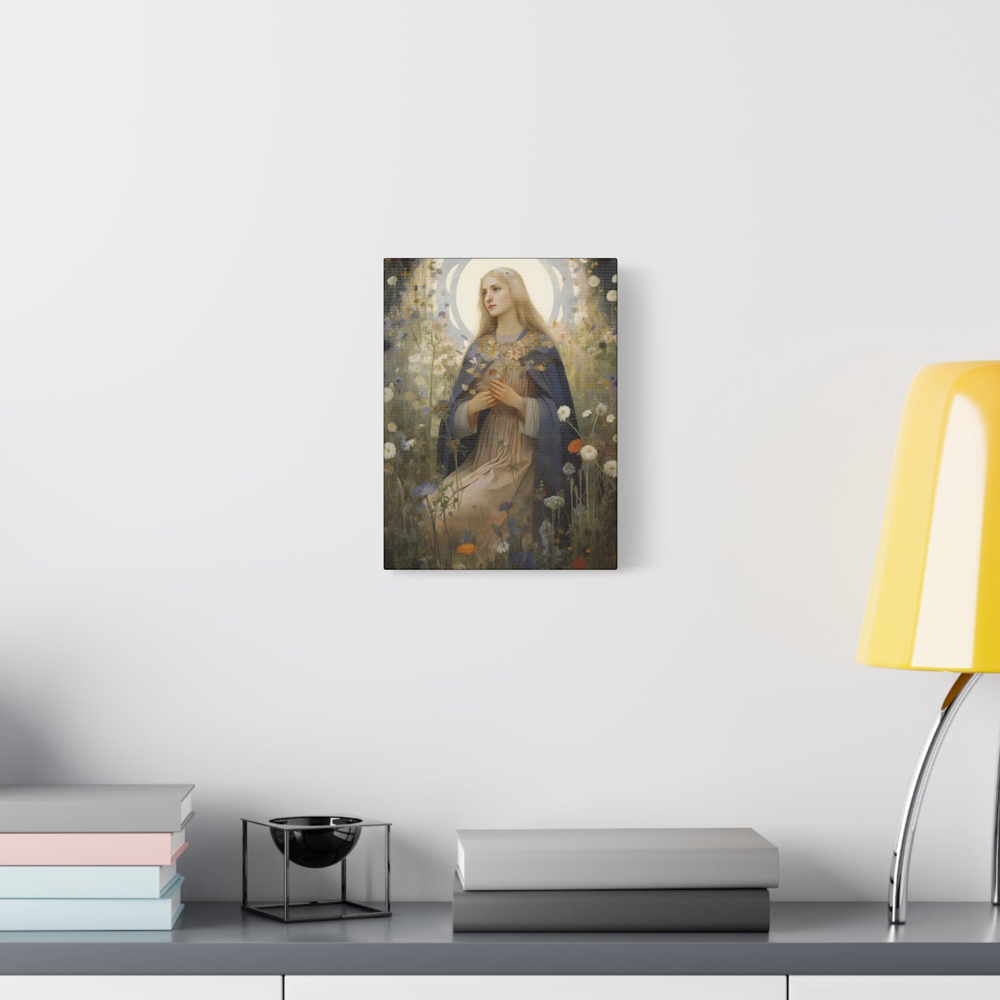 Saint Hildegard of Bingen - Museum Wrapped Canvas - Sanctified Souls Print - Religious Art for your Home