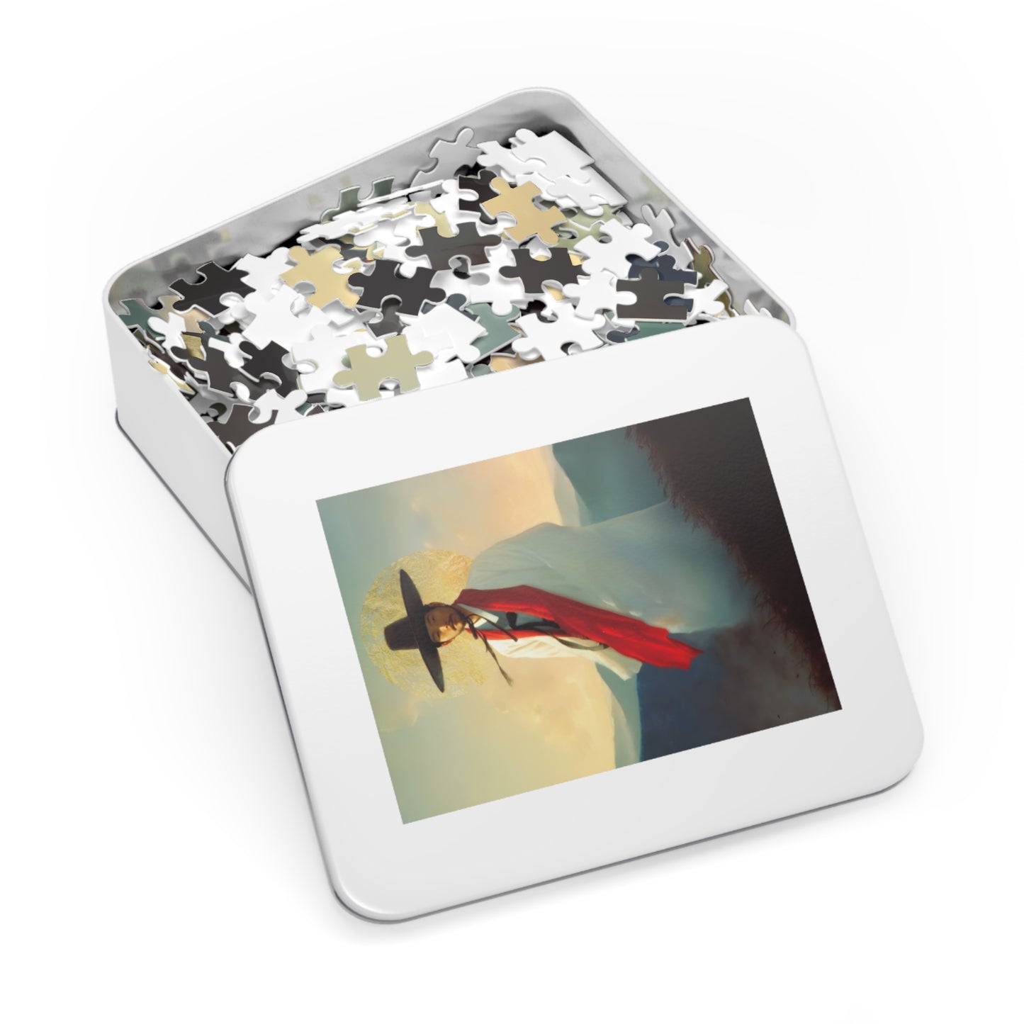 Saint Andrew Kim Taegon - Puzzle and Tin - Religious Jigsaw Puzzle (30, 110, 252, 500,1000) - Gift Catholic Families - Martyr of the Church