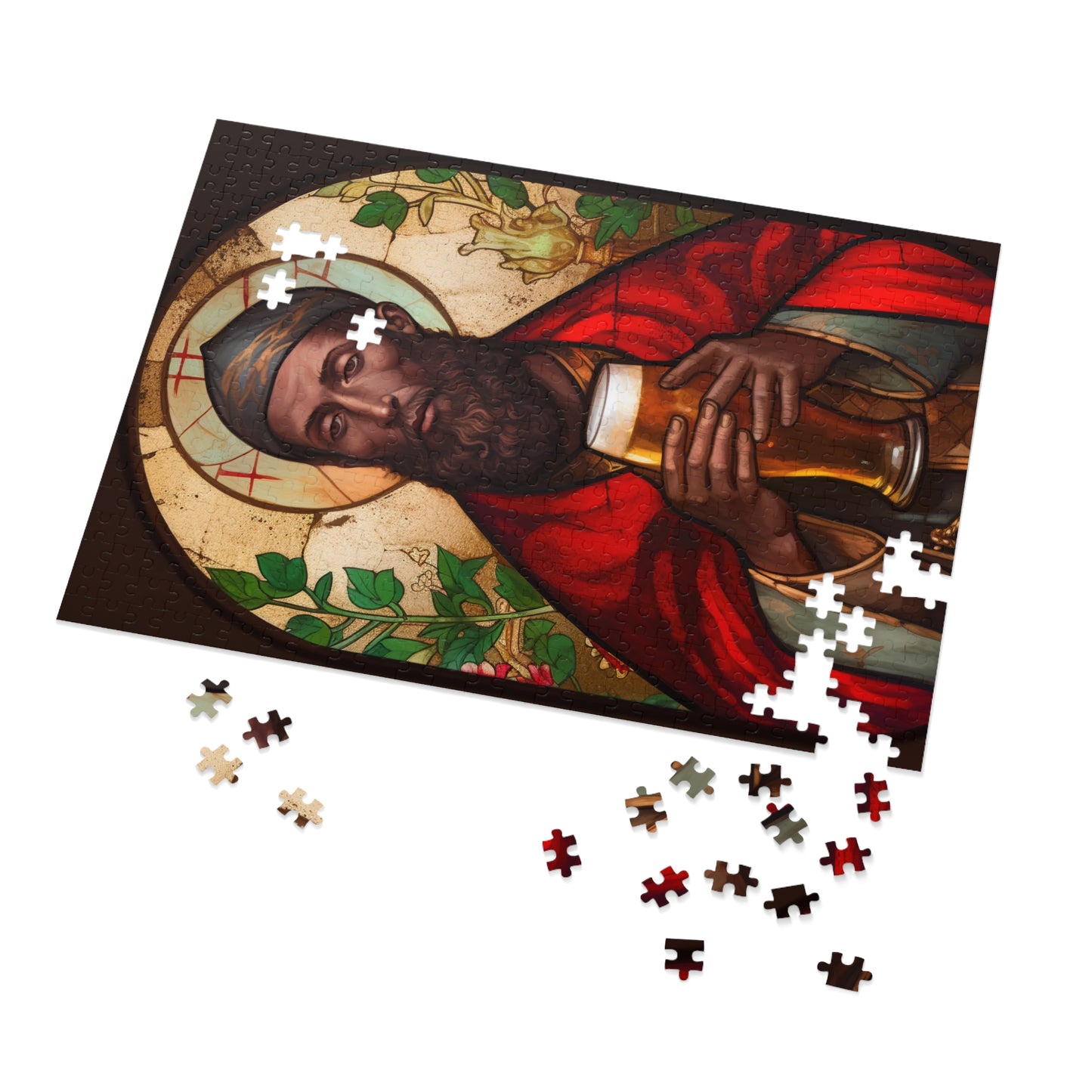 Saint Augustine of Hippo - Puzzle and Keepsake Tin - Religious Jigsaw Puzzle (30, 110, 252, 500,1000-Piece) - Religious Puzzle