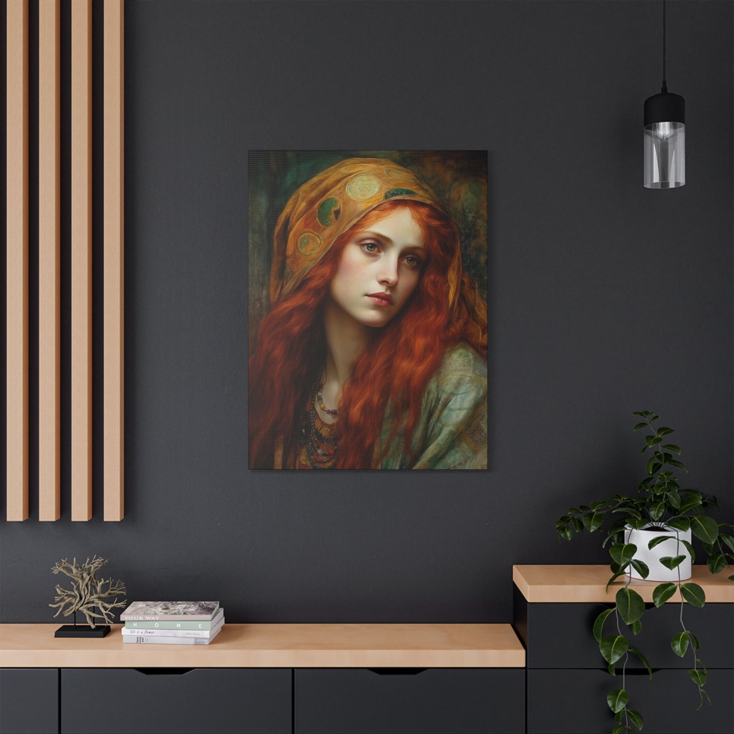 Mary Magdalene's Inner Peace Canvas Print - Multiple Sizes - Museum Wrapped - Mary Magdalene Portrait Art