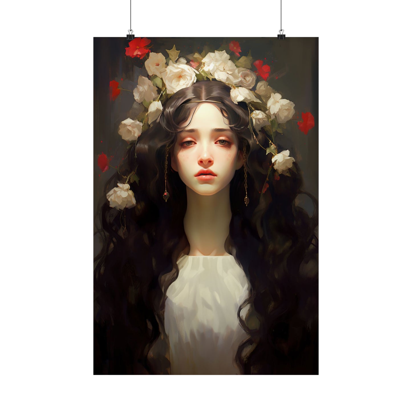 Saint Flora - Sanctified Souls Print - Multiple Sizes - Premium Matte Vertical Posters