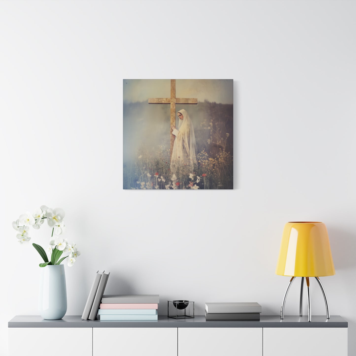 The Feast of the Exaltation of the Holy Cross - Multiple Sizes - Catholic Home art - Museum Wrapped Canvas - Sanctified Souls Print
