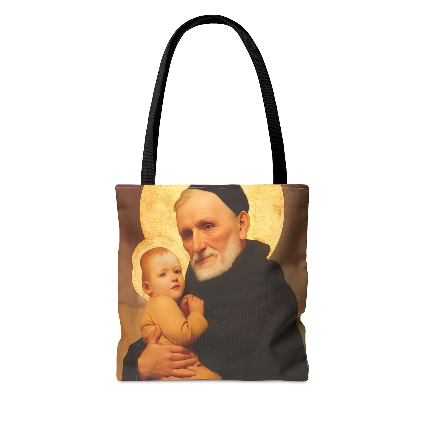 Saint Bernardino Realino Tote Bag - Large Medium Small Faith Art Bag - Catholic Faith Purse - Religious Carry All Reusable Tote Bag