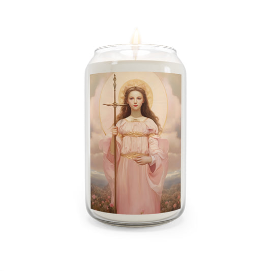 Saint Philomena - Scented Prayer Candle, 13.75oz - Tall Size - Religious Prayer Candle - Catholic Art - Religious Gift