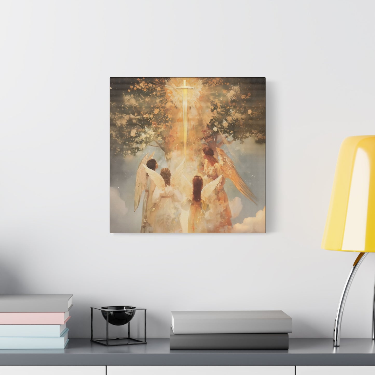 The Watchers of the First Dawn - Guardians of Eden - Gallery Wrapped Canvas - Print - Religious Art for your Home - Catholic Art