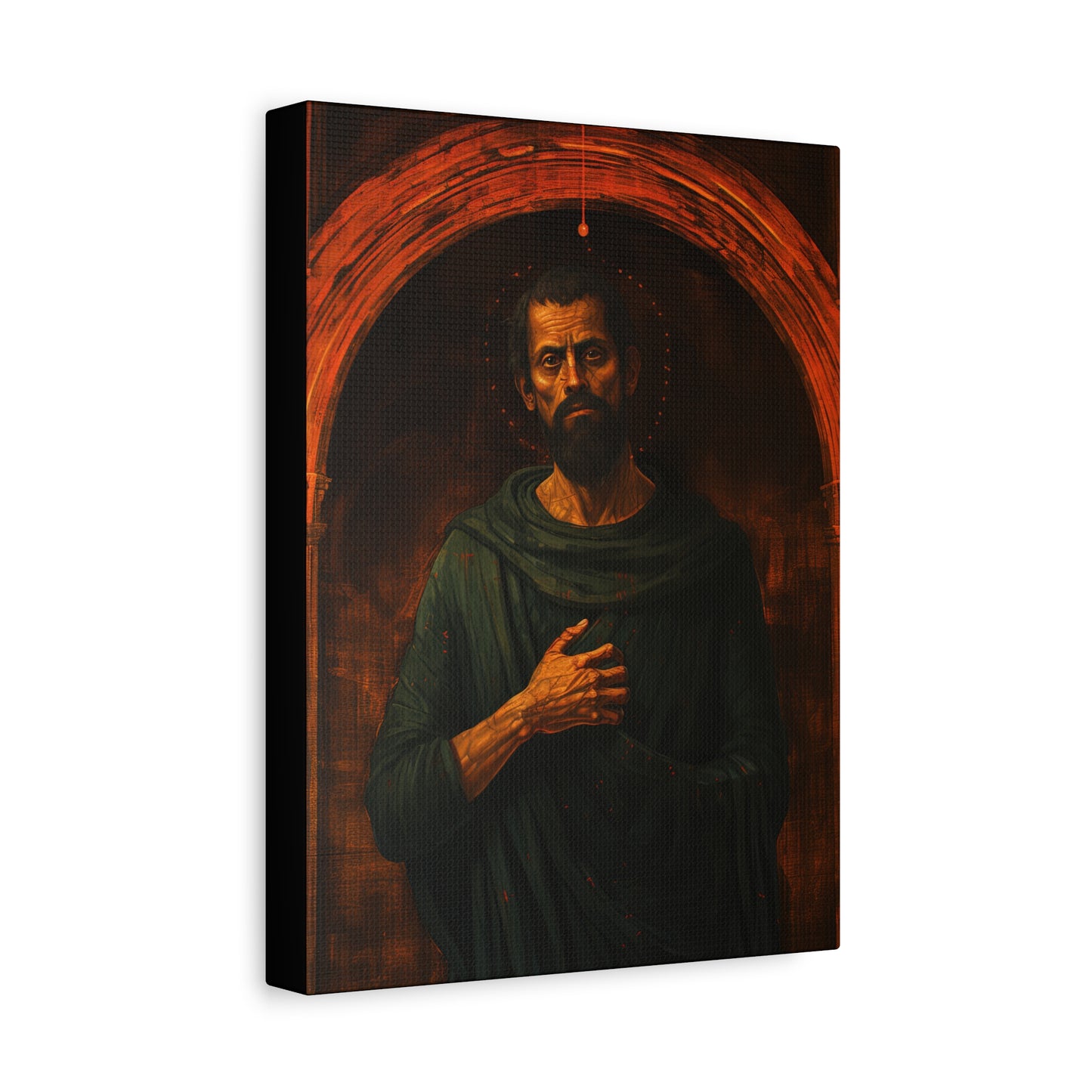 Saint Bartholomew Canvas Print - Multiple Sizes - Catholic Home art - Museum Wrapped Canvas - Sanctified Souls Print