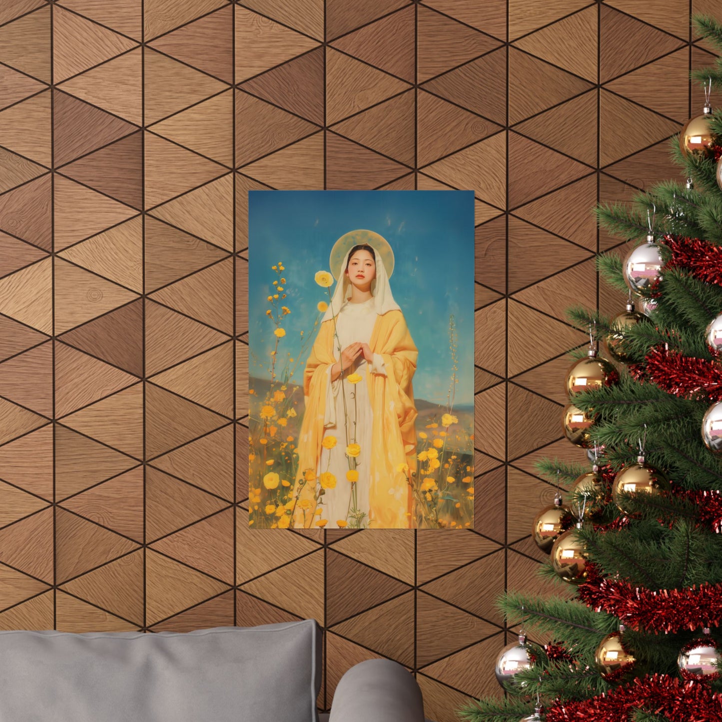 Saint Agatha Lin - Sanctified Souls Print - Multiple Sizes - Premium Matte Vertical Posters