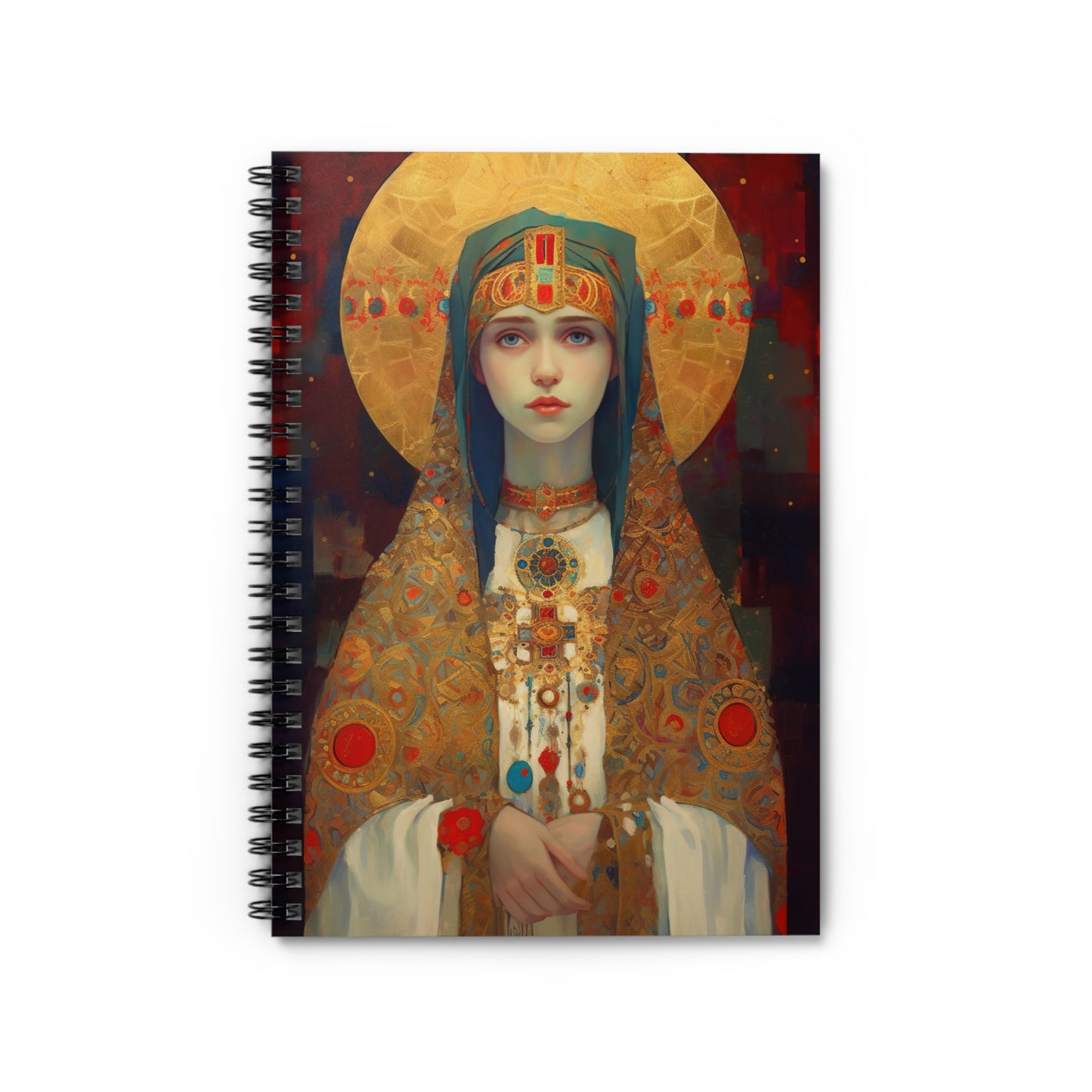 Saint Anastasia of Sirmium Journal - Sanctified Souls Art - Religious Based Notebook - Spiral Notebook - Ruled Line