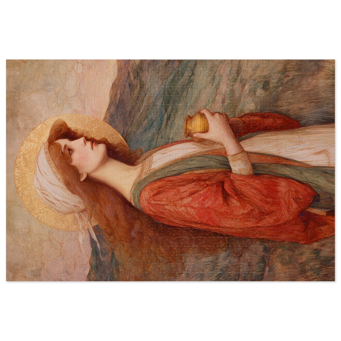 Saint Joanna  - Puzzle & Keepsake Tin - Religious Jigsaw Puzzle (30, 110, 252, 500,1000-Piece)