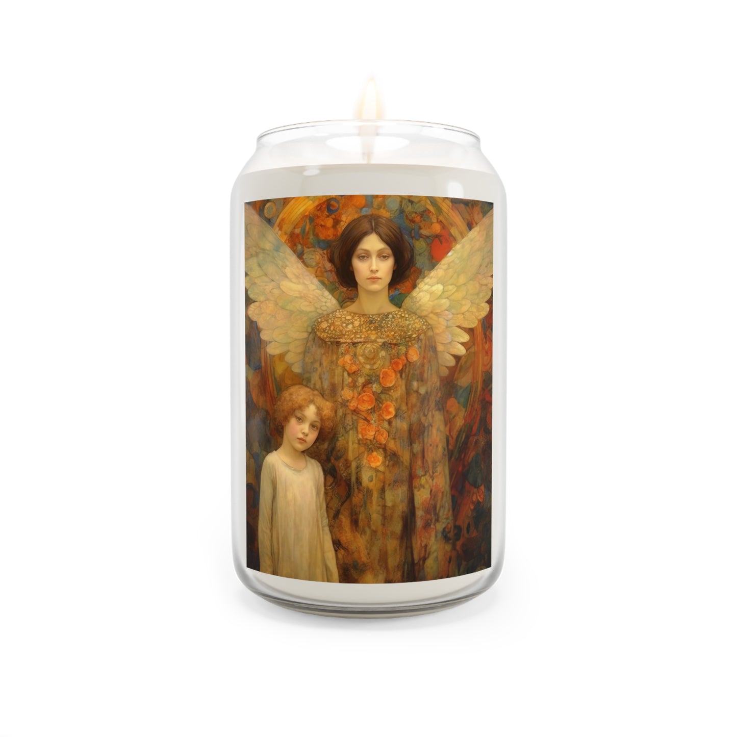 Heaven's Guardians - Scented Prayer Candle, 13.75oz - Tall Size - Religious Prayer Candle - Catholic Art - Gift  - Guardian Angel