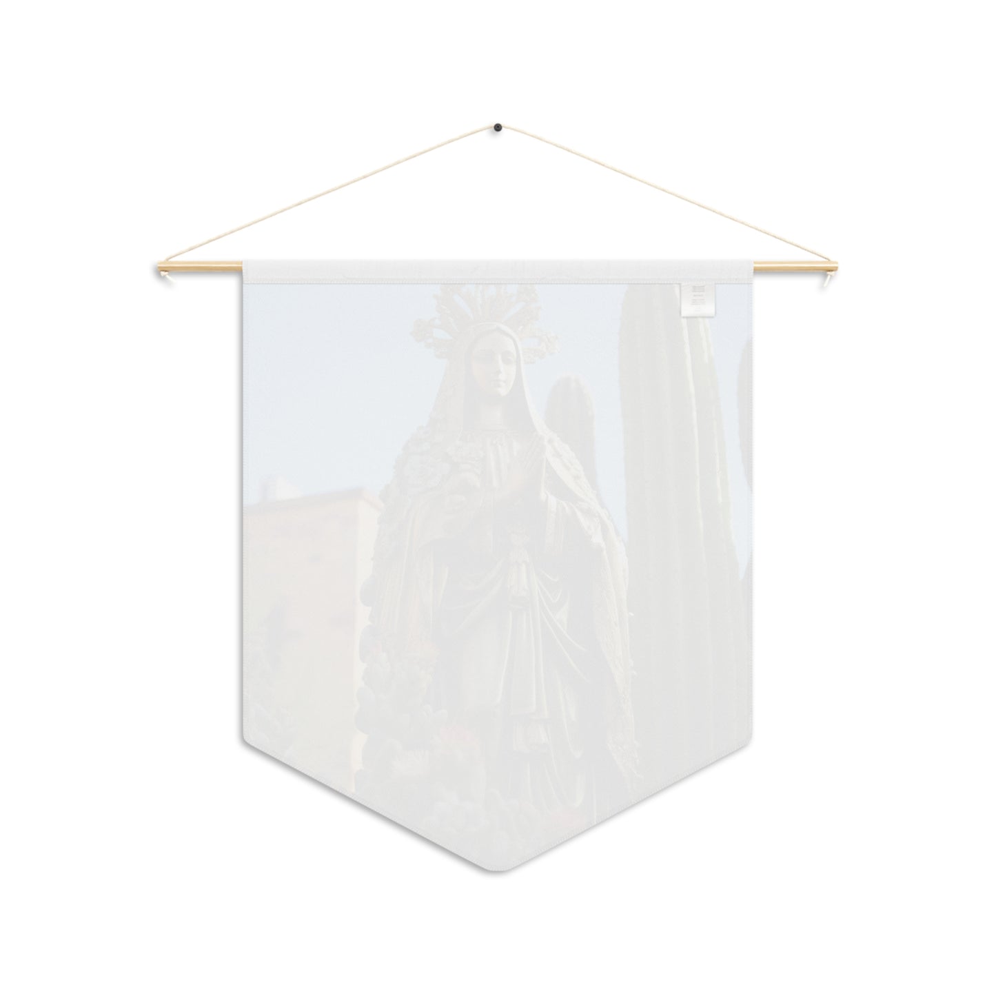 Our Lady of Guadalupe Wall Banner / Wall Hanging - Our Lady of Guadalupe Art - Prayer room art - Catholic Home Art - 18" x 21"