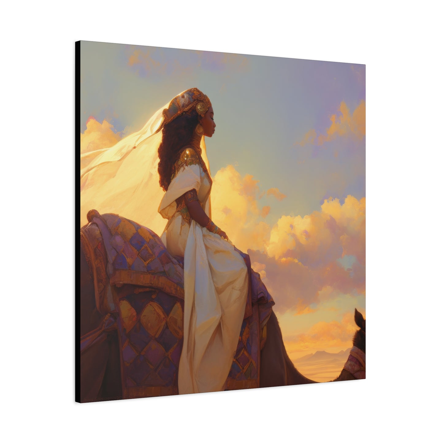Queen of Sheba - Gallery Wrapped Canvas - Print - Religious Art for your Home - Catholic Art