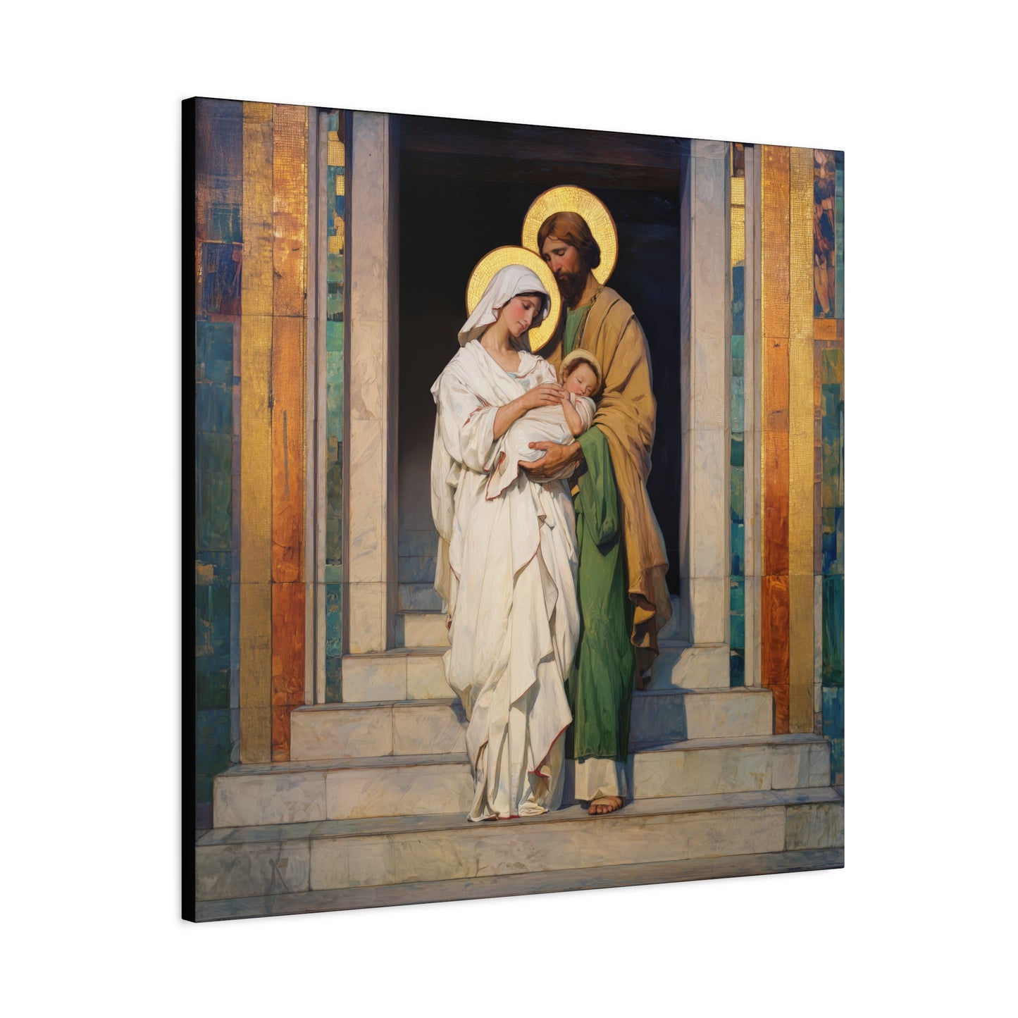The Feast of the Presentation of the Lord - Holy Family - Gallery Wrapped Canvas - Print - Religious Art for your Home - Catholic art print - prayer room art