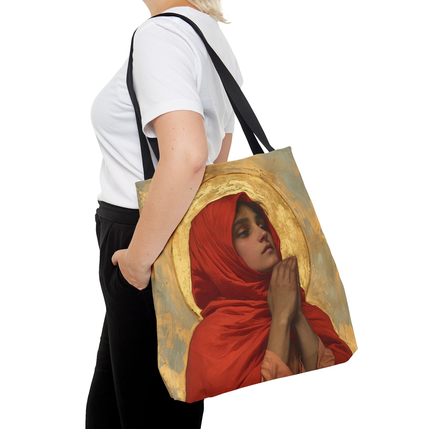 Saint Laura of Cordoba Tote Bag - Large Medium Small Faith Art Bag - Catholic Faith Purse - Religious - Prayer Bag