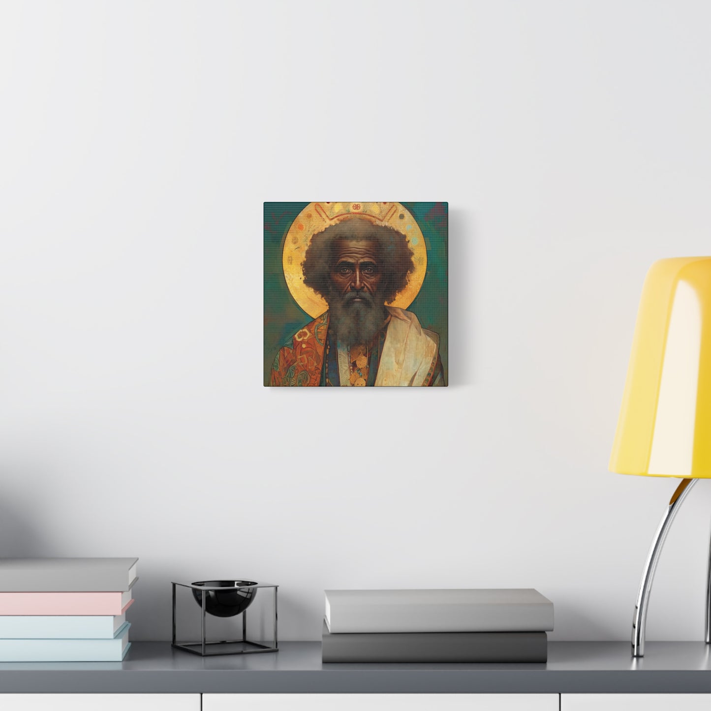 Saint Moses - Museum Wrapped Canvas - Sanctified Souls Print - Religious Art for your Home
