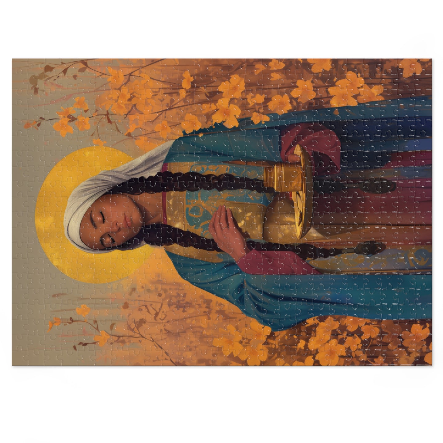 Saint Hermione of Ephesus - Puzzle & Keepsake Tin - Religious Jigsaw Puzzle (30, 110, 252, 500,1000-Piece)