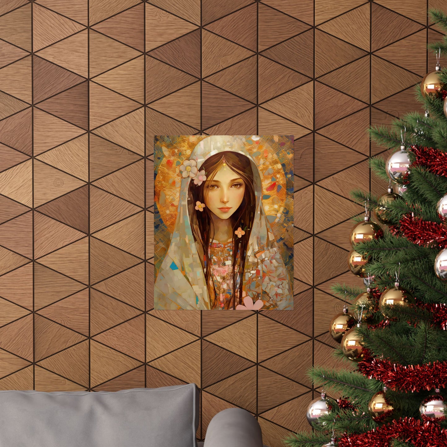 Saint Maria Goretti - Sanctified Souls Print - Multiple Sizes - Premium Matte Vertical Posters