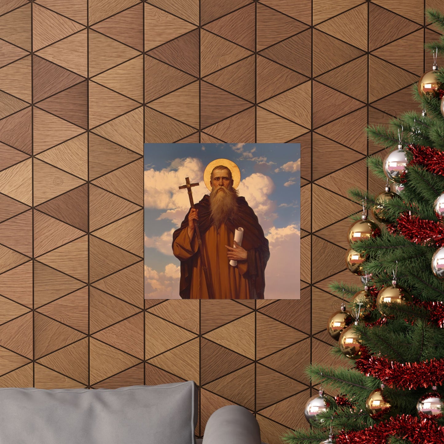Saint Joannicus the Great / Loannikios of Mount Olympus - Sanctified Souls Print - Multiple Sizes - Premium Matte Vertical Posters