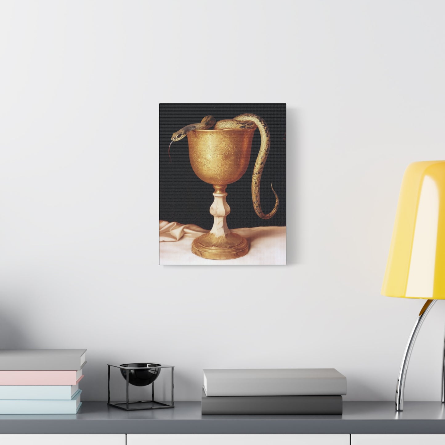Saint John's Chalice - Gallery Wrapped Canvas - Print - Religious Art for your Home - Catholic