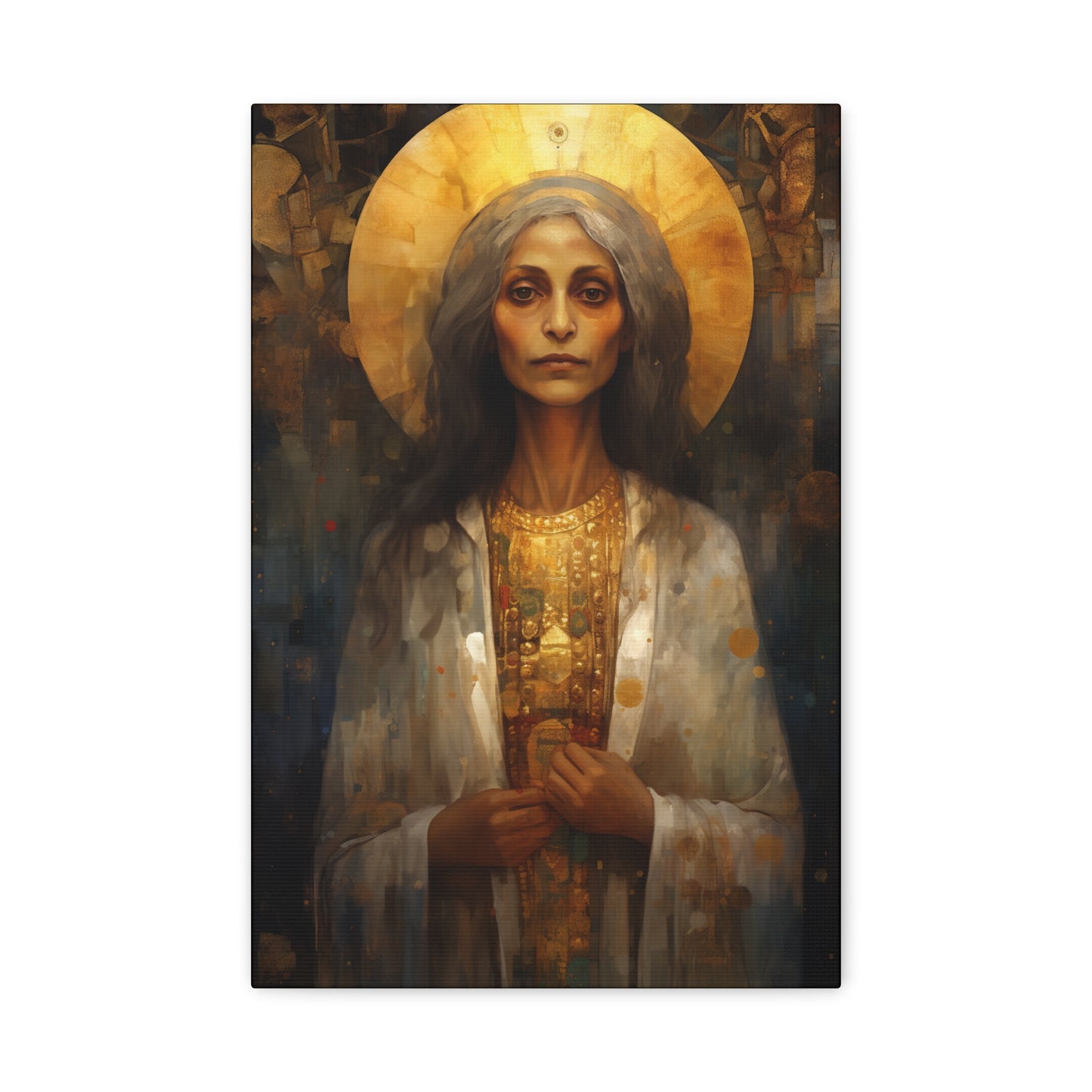Saint Mary of Egypt - Museum Wrapped Canvas - Sanctified Souls Print - Religious Art for your Home