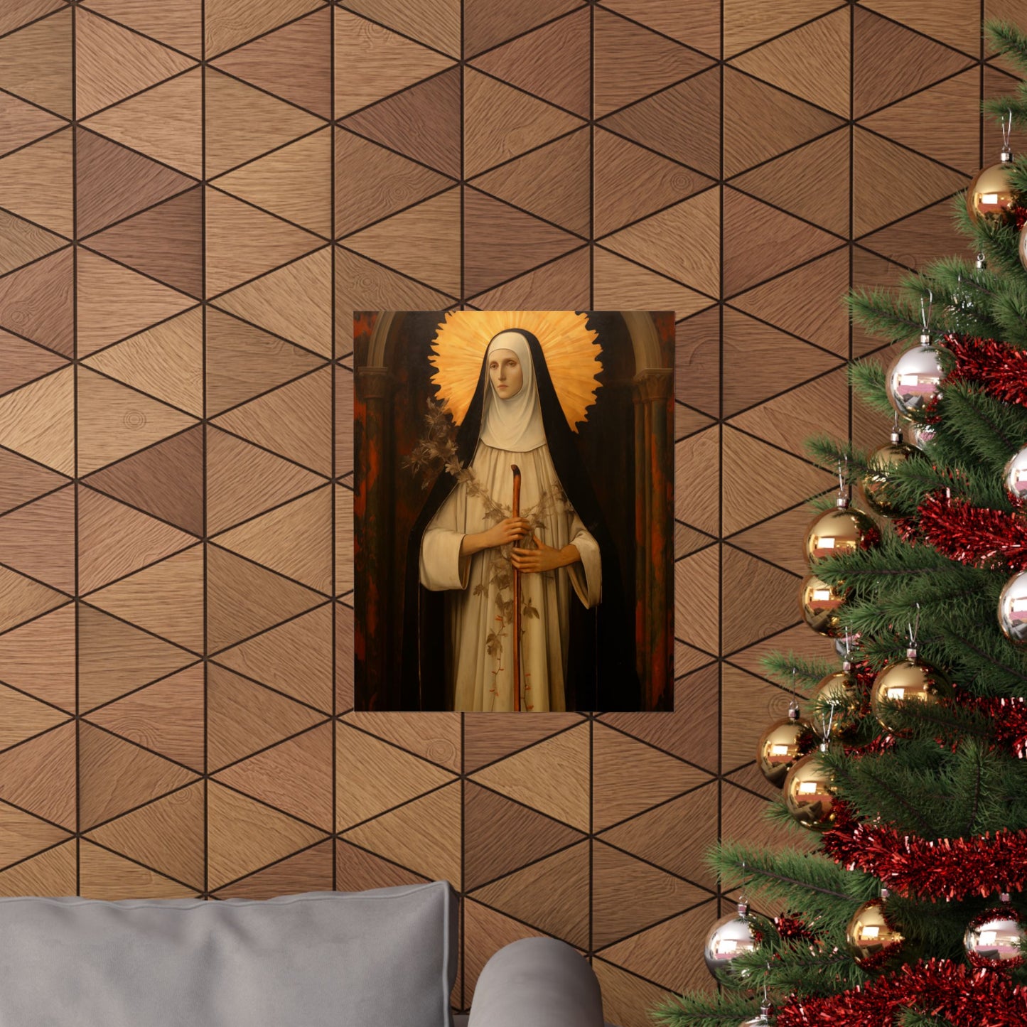 Saint Margaret of Castello Print - Sanctified Souls Print - Multiple Sizes - Premium Matte Vertical Posters - Blessed Margaret