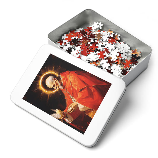 Saint Pope Gregory - Puzzle and Keepsake Tin - Religious Jigsaw Puzzle (30, 110, 252, 500,1000-Piece) - Religious Puzzle