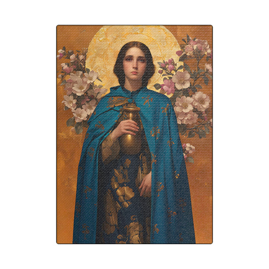 Anastasia the Patrician of Alexandria  - Museum Wrapped Canvas - Sanctified Souls Print - Religious Art