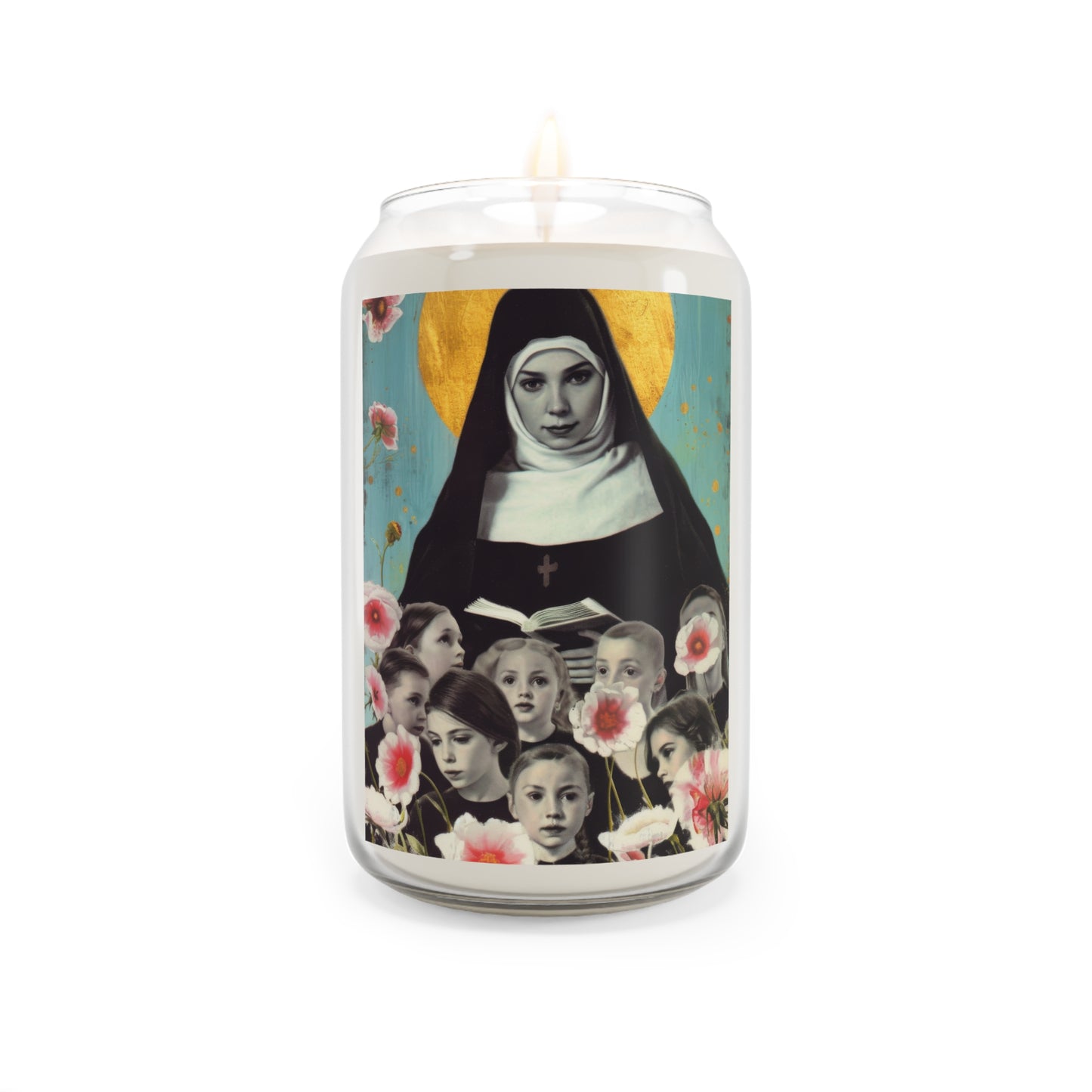 Saint Joan de Lestonnac - Scented Prayer Candle, 13.75oz - Tall Size - Religious Prayer Candle - Catholic Art