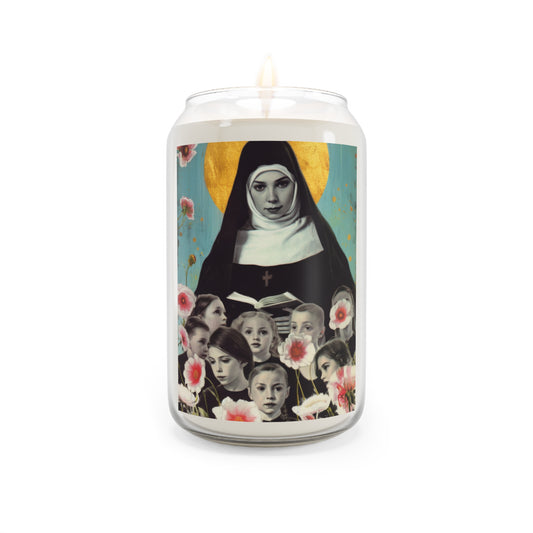 Saint Joan de Lestonnac - Scented Prayer Candle, 13.75oz - Tall Size - Religious Prayer Candle - Catholic Art