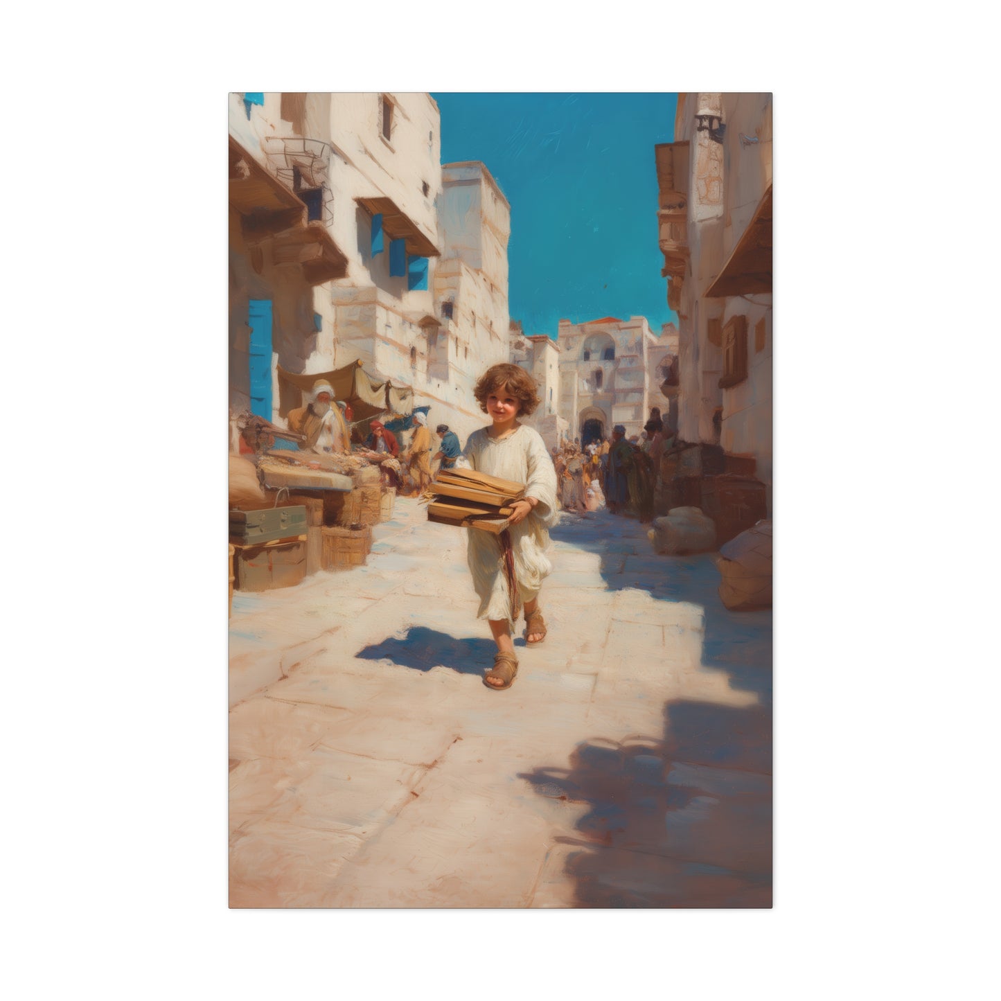Nazareth and the Hidden Light of Christ - Gallery Wrapped Canvas - Print - Religious Art for your Home - Catholic Art