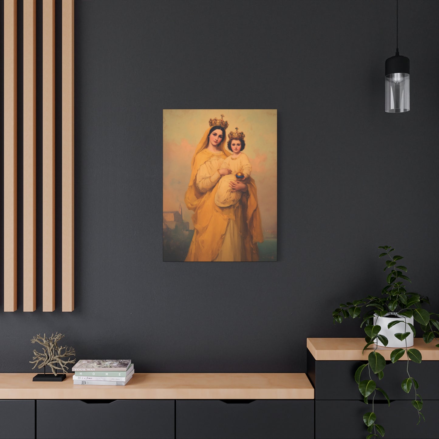 Our Lady of Prompt Succor - Gallery Wrapped Canvas - Print - Religious Art for your Home - Catholic