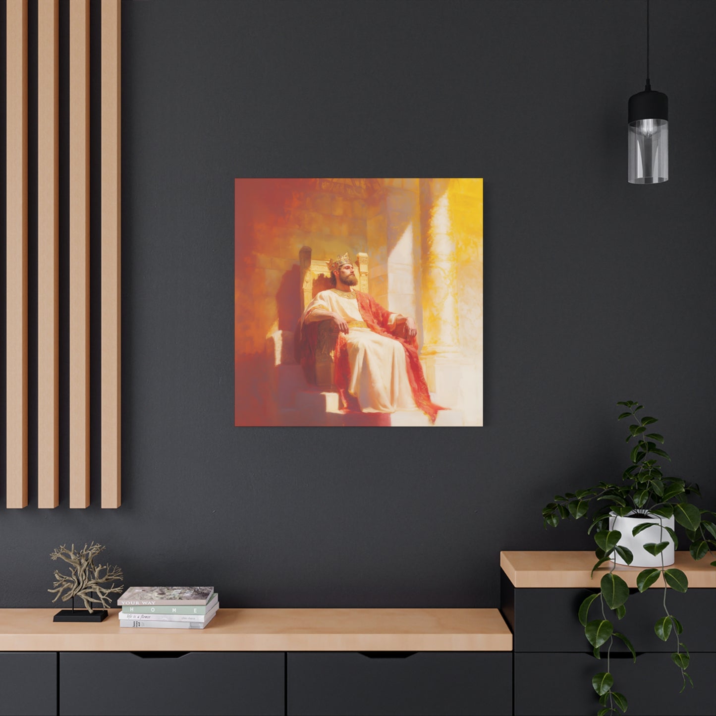 King Solomon: Keeper of God's Understanding - Gallery Wrapped Canvas - Print - Religious Art for your Home - Catholic Art
