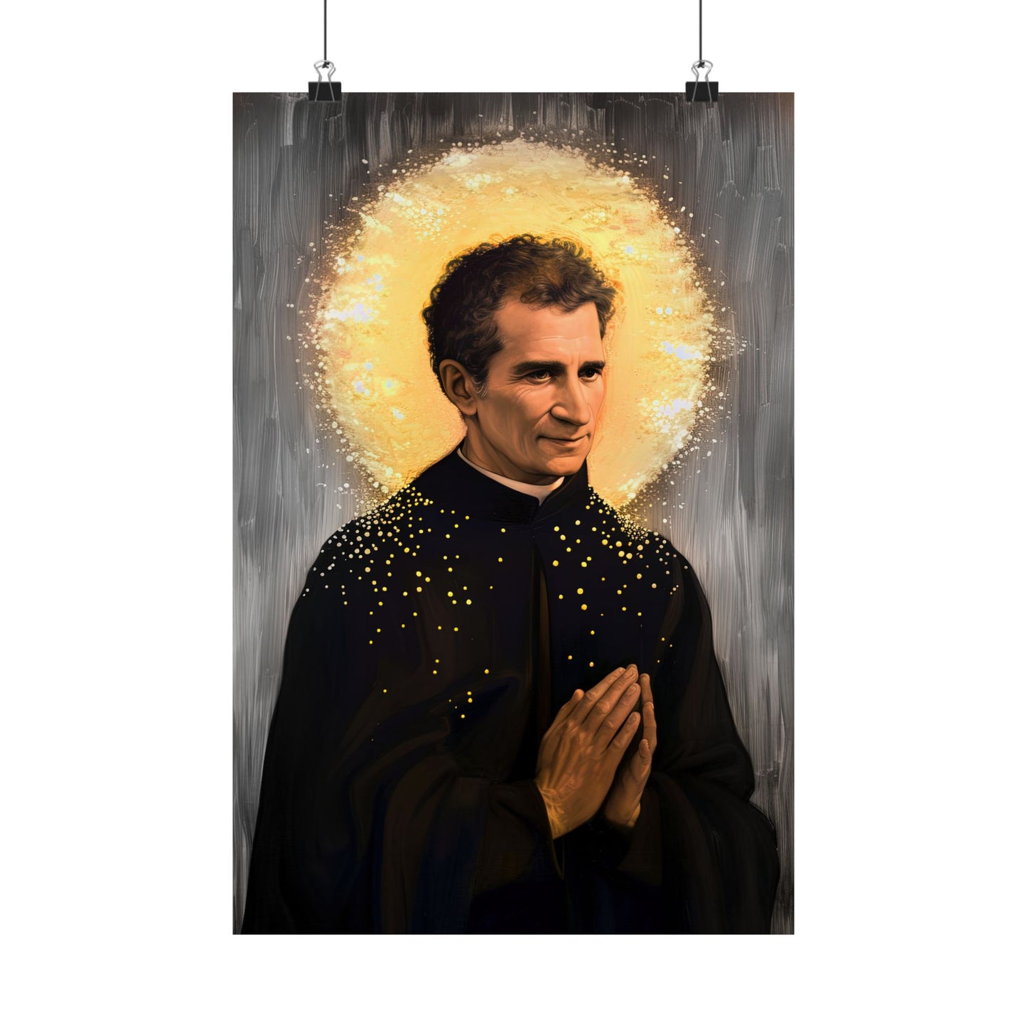 Saint John Bosco / Don Bosco  - Sanctified Souls Print - Multiple Sizes - Premium Matte Vertical Posters