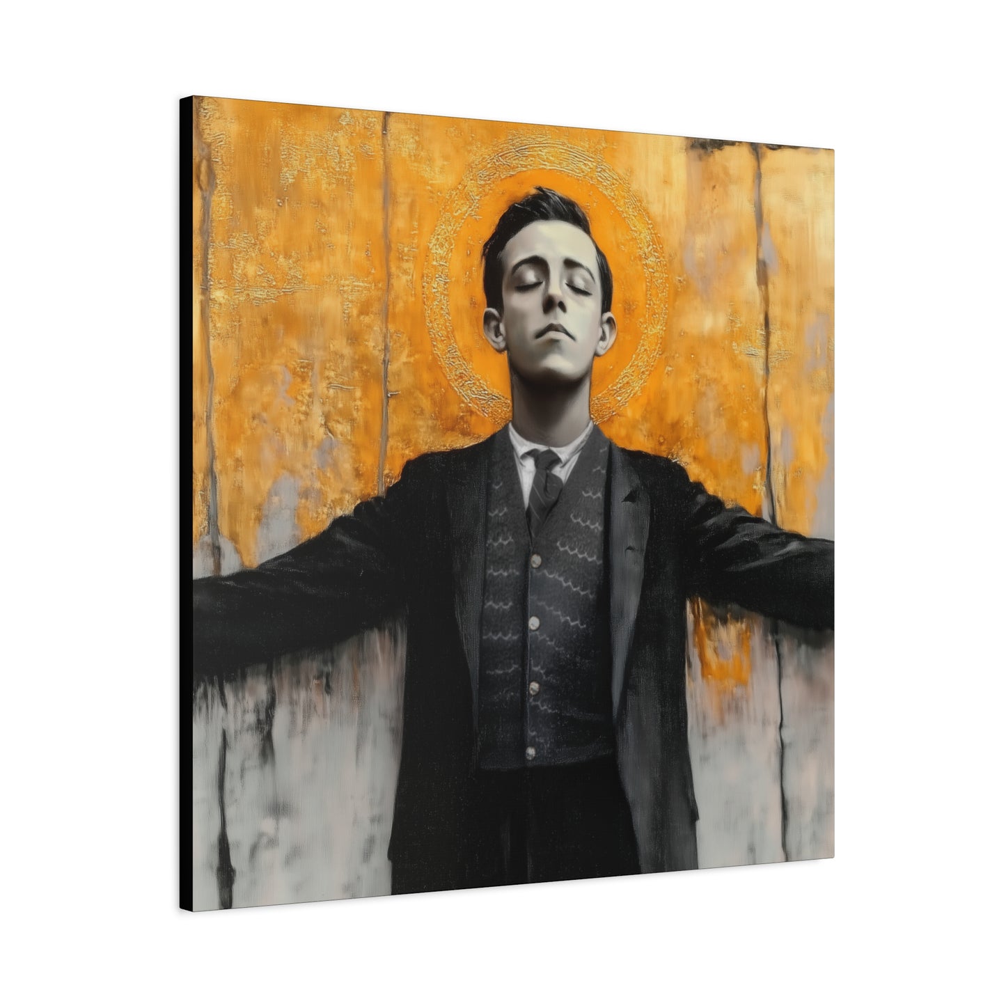 Blessed Miguel Pro- Gallery Wrapped Canvas - Print - Religious Art for your Home - Catholic Saint Art Print - Home Decor - Catholic Art