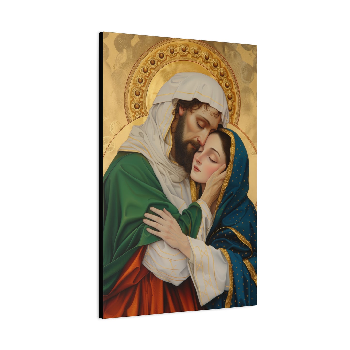 Saints Aquila and Priscilla - Museum Wrapped Canvas - Sanctified Souls Print - Religious Art for your Home - Religious Wall Art - Print