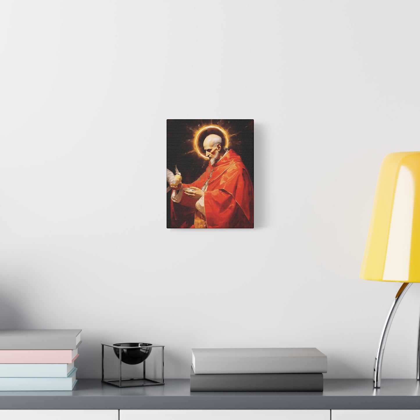 Pope Saint Gregory the Great  - Museum Wrapped Canvas - Sanctified Souls Print - Religious Art for your Home