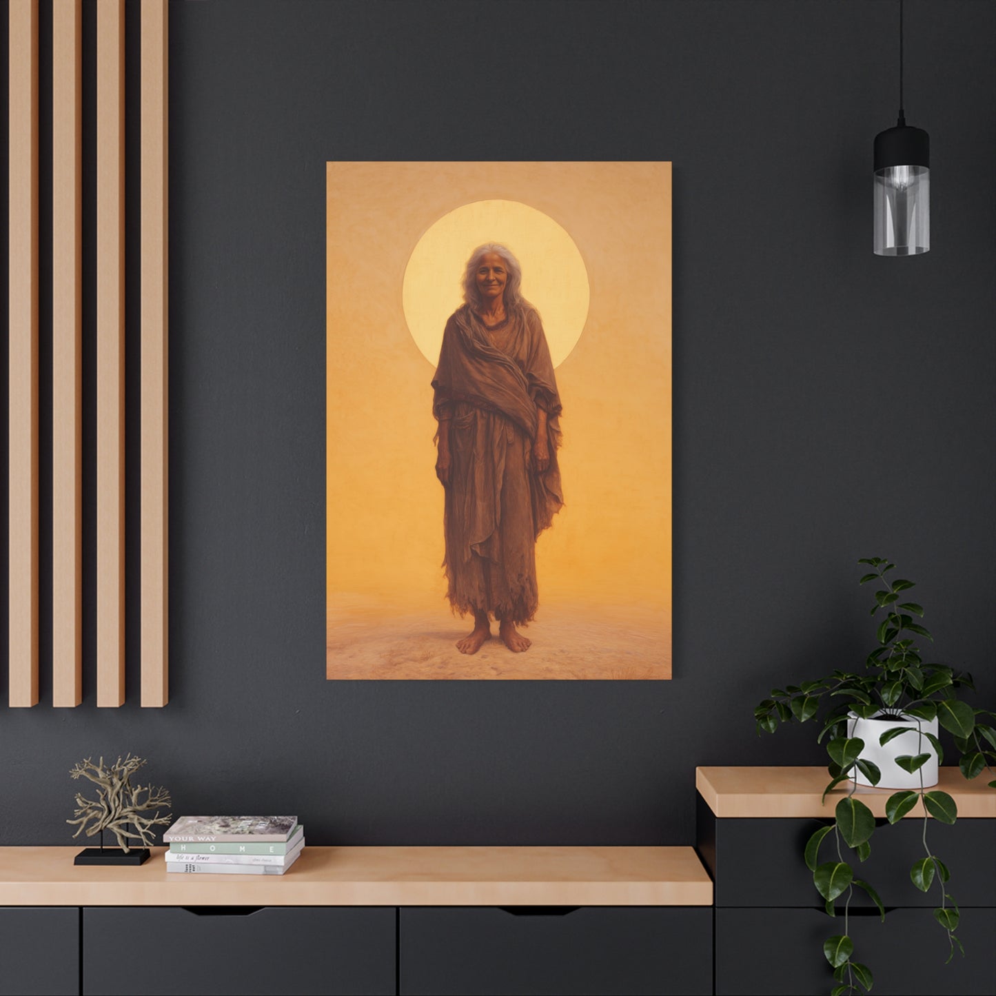 Saint Mary of Egypt - Desert Mother - Gallery Wrapped Canvas - Print - Religious Art for your Home - Catholic Art
