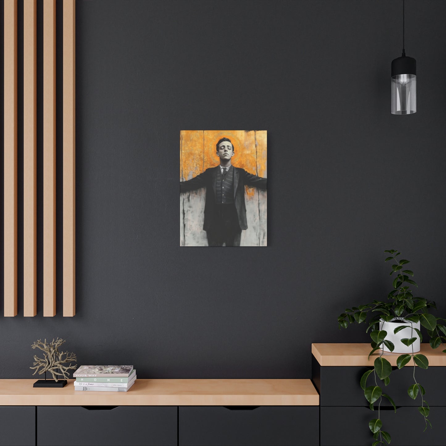 Blessed Miguel Pro- Gallery Wrapped Canvas - Print - Religious Art for your Home - Catholic Saint Art Print - Home Decor - Catholic Art