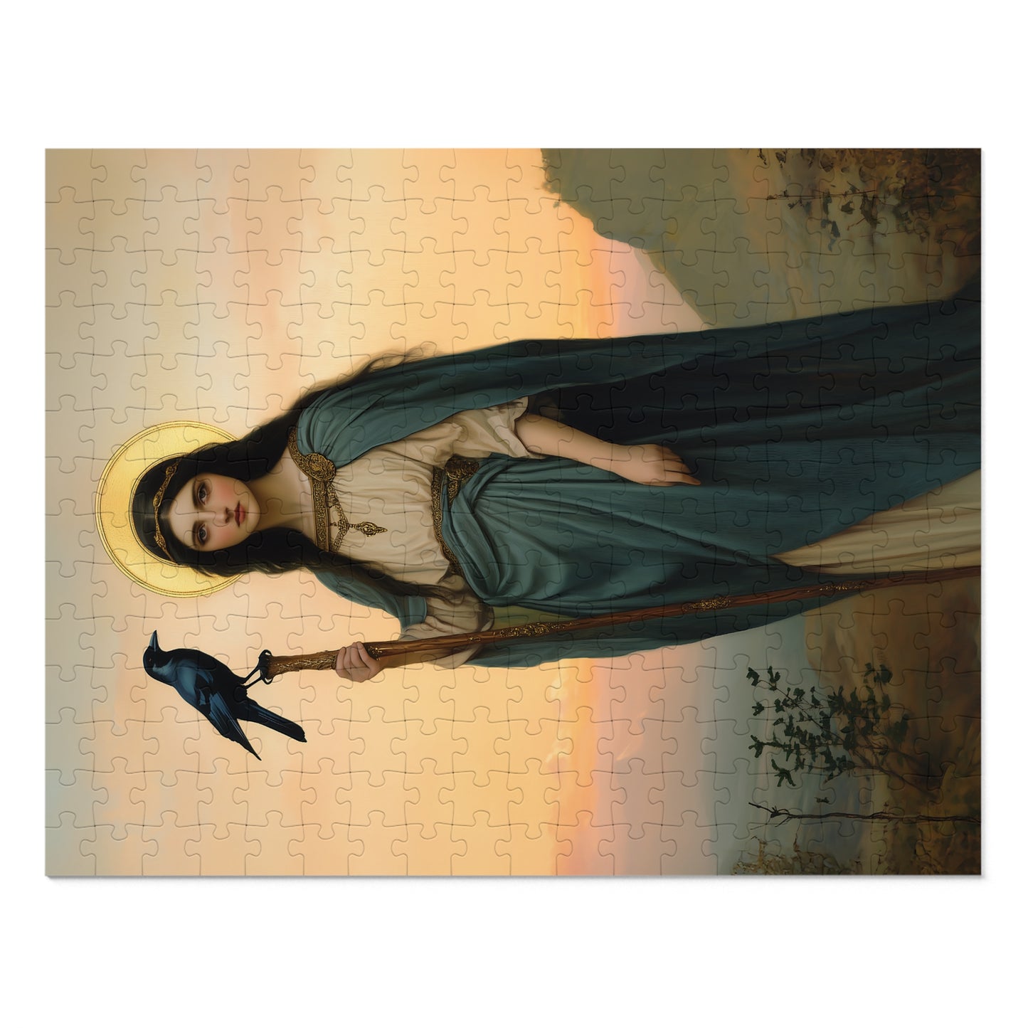 Saint Oda - Puzzle and Keepsake Tin - Religious (30, 110, 252, 500,1000) - Religious Puzzle - Gifts for Catholic Families