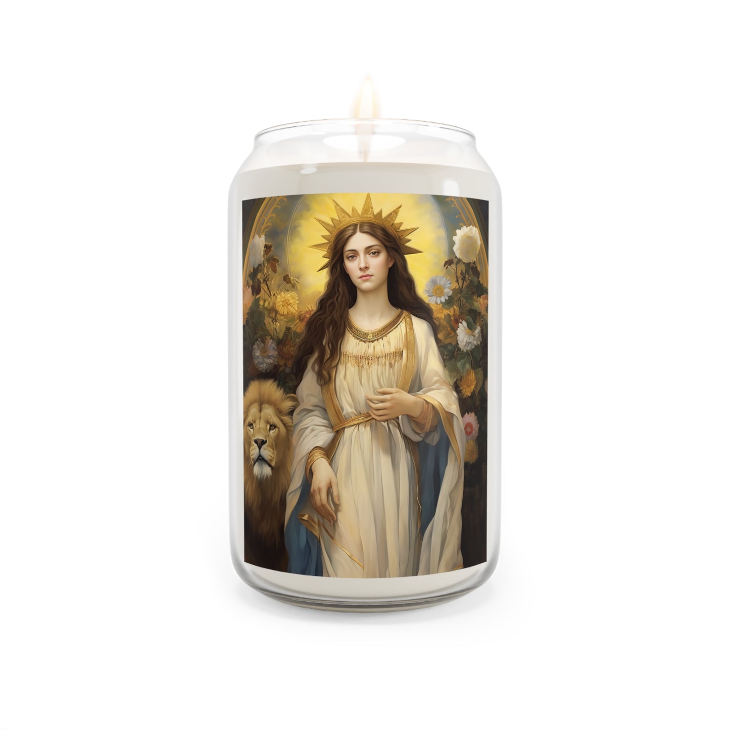 Saint Thecla - Scented Prayer Candle, 13.75oz - Tall Size - Religious Prayer Candle - Catholic Art