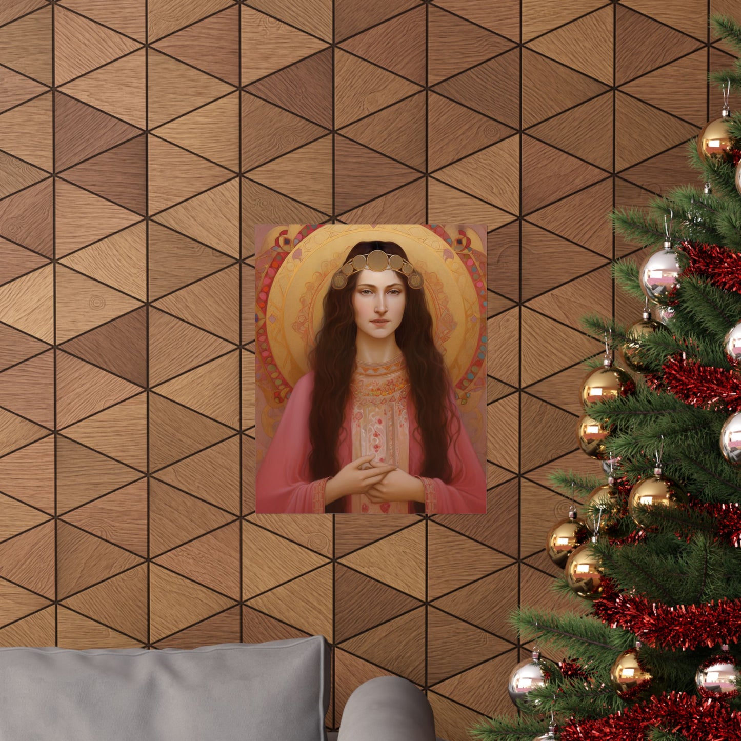 Saint Apollonia Print - Sanctified Souls Print - Multiple Sizes - Premium Matte Vertical Posters