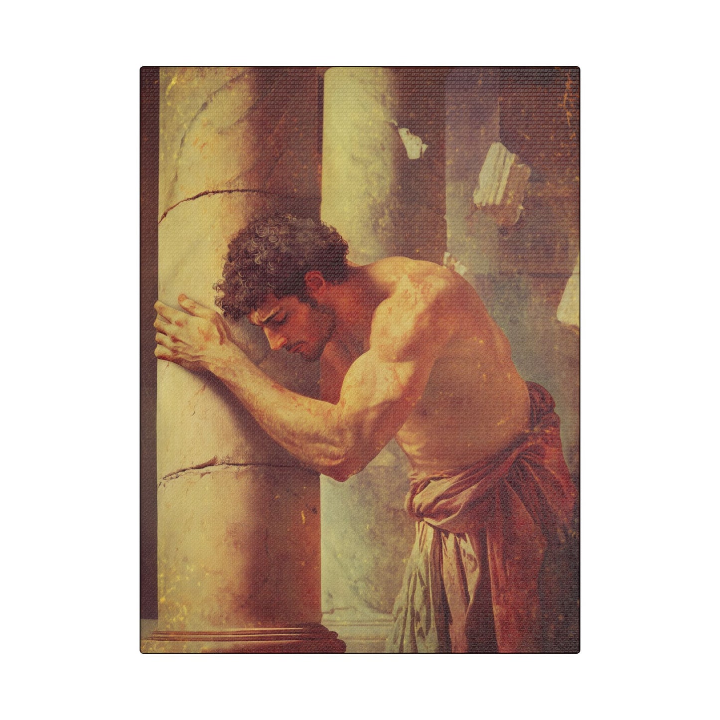 Samson - Museum Wrapped Canvas - Sanctified Souls Print - Religious Art for your Home