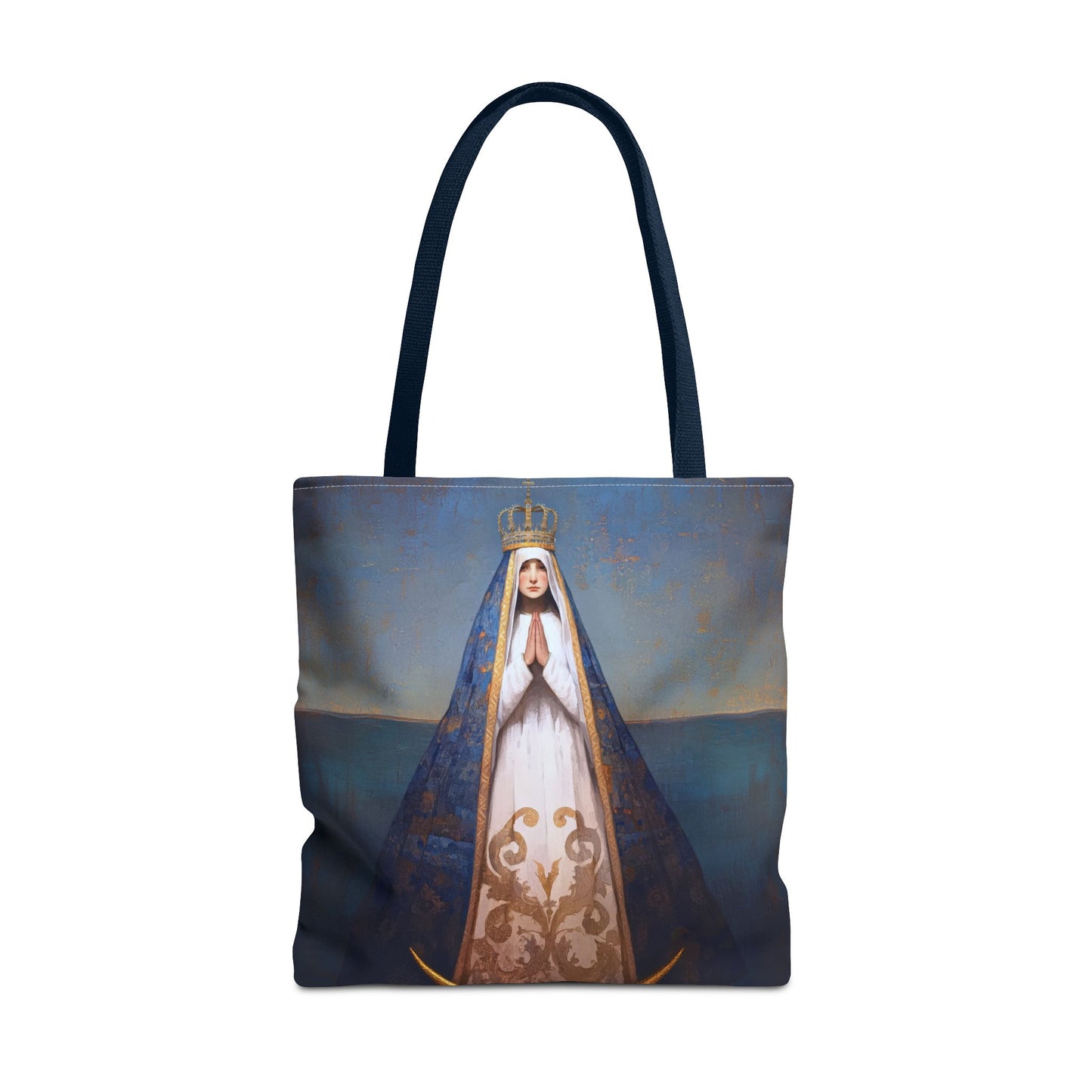 Virgen del Valle - Mother Mary  - Virgin of the Valley - Marian Art - Tote Bag - Large Medium Small Faith Art Bag - Tote Purse