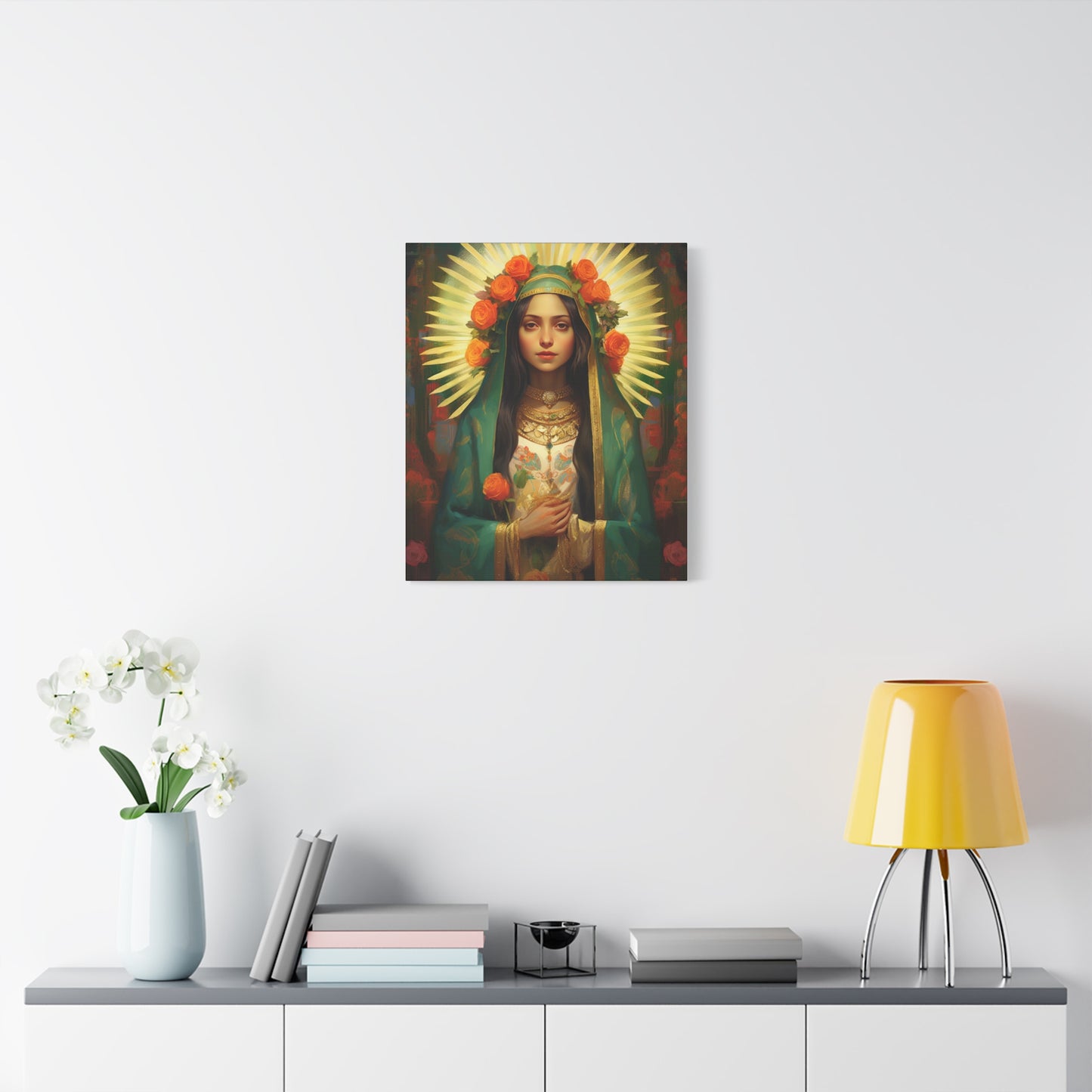 Patroness of Hope Our Lady of Guadalupe Museum Wrapped Canvas Print - Multiple Sizes - Catholic Home art